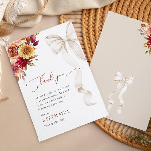 Remerciements Carte de remerciement pour Baby Shower « Tombez am