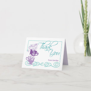 Remerciements Carte de remerciement pour douche de mariée Viol