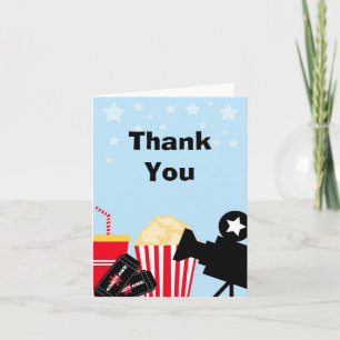 Remerciements Carte de remerciement pour fête d'anniversaire cin