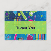 Carte de remerciement pour fête d'anniversaire Mad