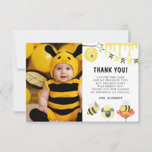 Remerciements Carte de remerciement pour la fête d'anniversaire