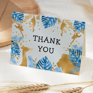 Remerciements Carte de remerciement pour la fête d'anniversaire 