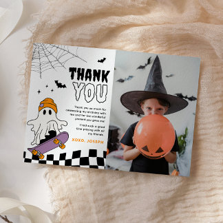 Remerciements Carte de remerciement pour l'anniversaire d'Hallow