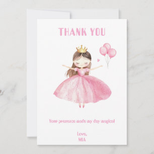 Remerciements Carte de remerciement pour le 1er anniversaire de