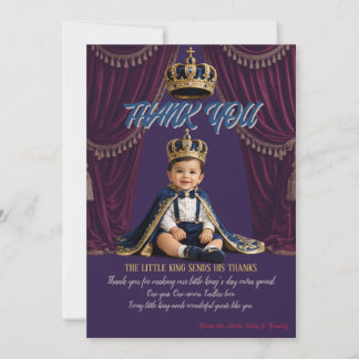 Remerciements Carte de remerciement pour le premier anniversaire