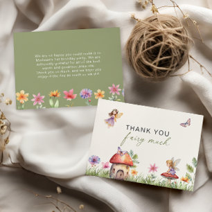 Remerciements Carte de remerciement pour le premier anniversaire