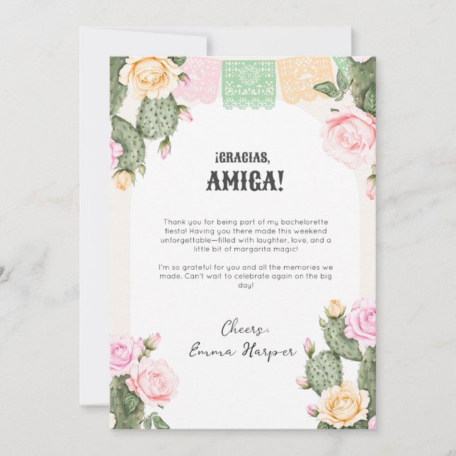 Remerciements Carte de remerciement pour le week-end d'enterreme (Devant)