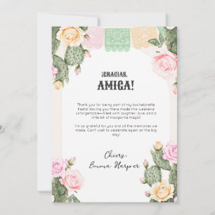 Remerciements Carte de remerciement pour le week-end d'enterreme