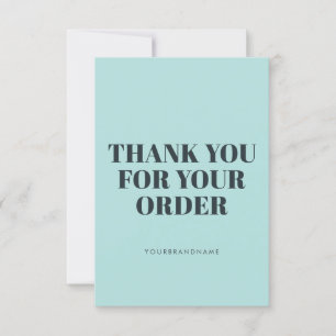 Remerciements Carte de remerciement pour petite entreprise Snap