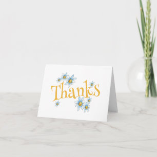 Remerciements Carte de remerciement pour toutes occasions avec d