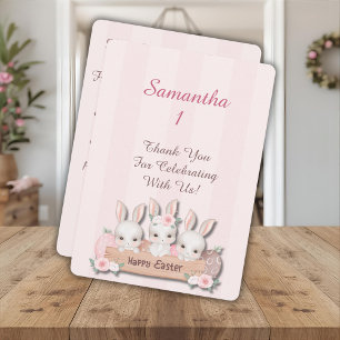 Remerciements Carte de remerciement pour un premier anniversaire