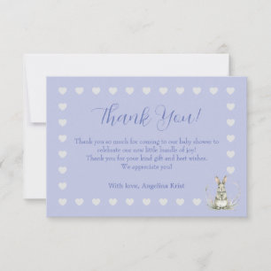 Remerciements Carte de Remerciement pour une Baby Shower Neutre 
