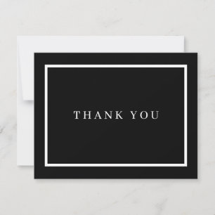Remerciements Carte de remerciement professionnelle minimaliste 