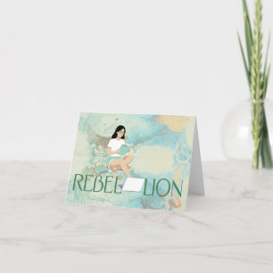 Remerciements Carte de remerciement Rebellion Reading pour les a