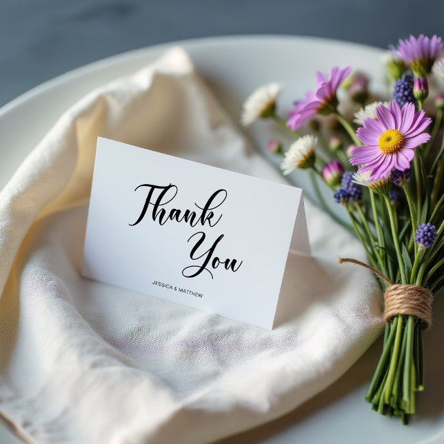 Remerciements Carte de remerciement Script pour couples (Créateur téléchargé)