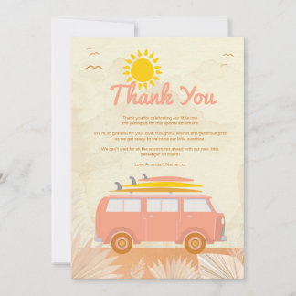 Remerciements Carte de remerciement Sea You Soon Baby | Coastal