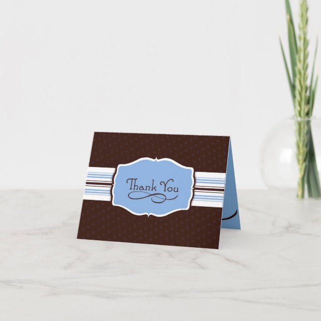 Remerciements Carte de remerciement simplement envoyée (Devant)