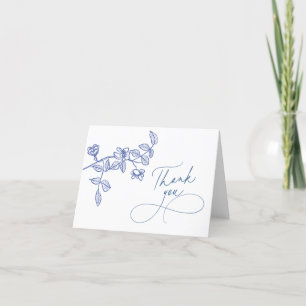 Remerciements Carte de remerciement Something Blue