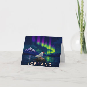 Remerciements Carte de remerciement Sterne arctique Aurores boré