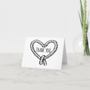 Remerciements Carte de remerciement Tie-the-Knot