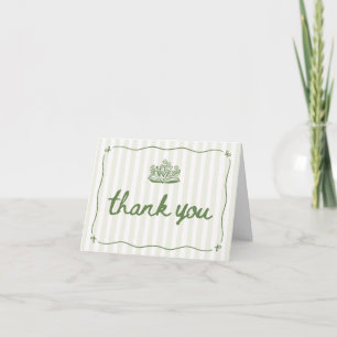 Remerciements Carte de remerciement Vert Sauge Un Nouveau Chapit