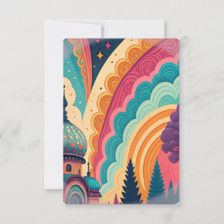 Remerciements Carte de remerciement Vibrant Fantasy #00001 – Per