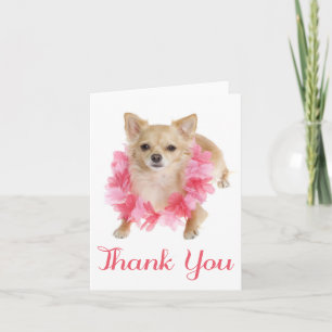 Remerciements Carte de remerciement vierge Chien Chihuahua Puppy