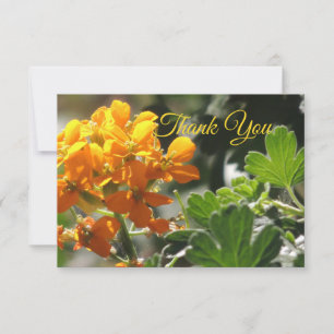 Remerciements Carte de remerciement Wild Flower Flat