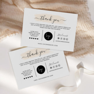 Remerciements Carte de remerciements, do-it-yourself conception 