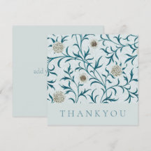 Carte de remerciements: WILLIAM MORRIS : CONCEPTIO