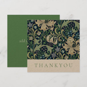 Remerciements Carte de remerciements: WILLIAM MORRIS : HONEYSUCK