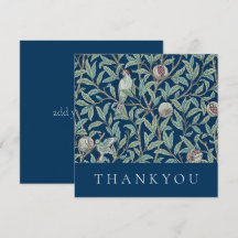 Carte de remerciements: WILLIAM MORRIS : POMEGRANA