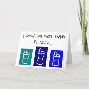 Remerciements Carte de retraite Hilarious Pharmacist