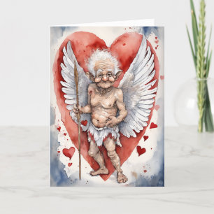 Remerciements Carte de Saint Valentin aux personnes âgées