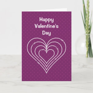 Remerciements Carte de Saint‑Valentin cœur d’ingénierie civile