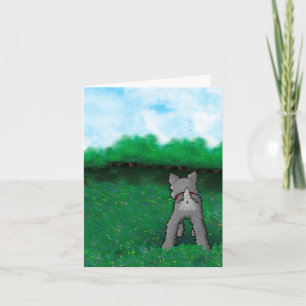 Remerciements Carte de Schnauzer chiot Fluffybutt