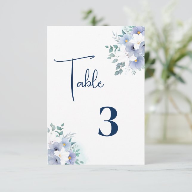 Remerciements Carte de table mariage (Debout devant)