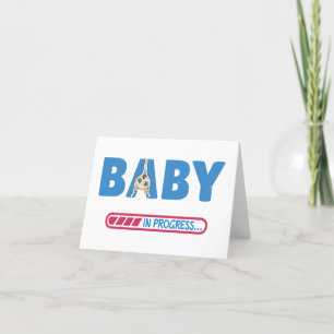 Remerciements Carte de visite bébé en cours