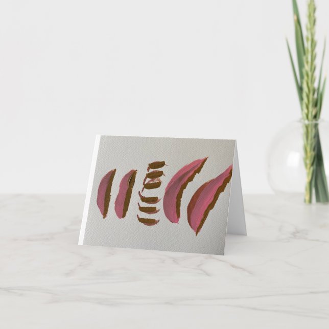 Remerciements Carte de voeux (Devant)