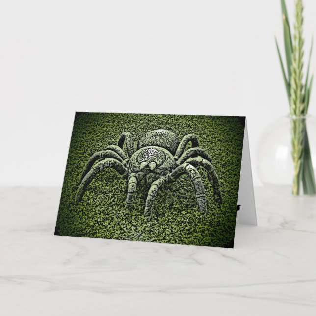 Remerciements Carte de voeux à thème araignée Tarantula (Devant)