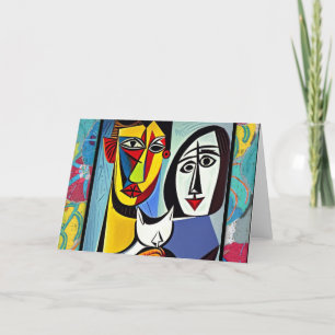 Remerciements Carte de voeux Art Abstrait