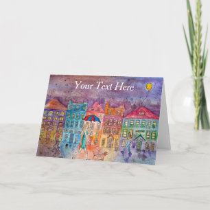 Remerciements Carte de voeux artistique personnalisée Votre text