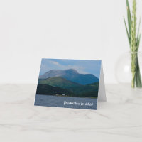 Carte de vœux Ben Nevis, Écosse