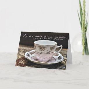Remerciements Carte de voeux BONE CHINA