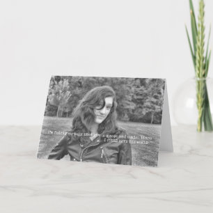 Remerciements Carte de voeux Brown YEUX