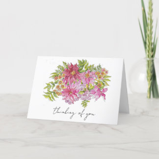 Remerciements Carte de voeux Cheery Bright Sketch Dessin À La Ma