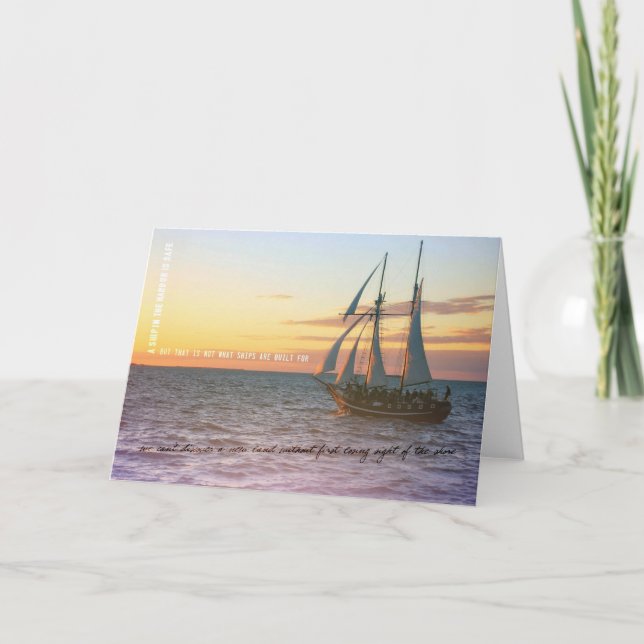 Remerciements Carte de voeux CLY WEST BIGHT (Devant)