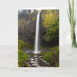 Remerciements Carte de voeux Columbia River Gorge Latourell Fall