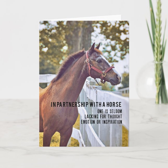 Remerciements Carte de voeux CONNEMARA (Devant)