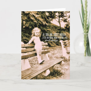 Remerciements Carte de voeux cool CHICK